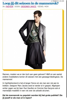 Artikel H & M mannenrok in Kijk dit nou.jpg